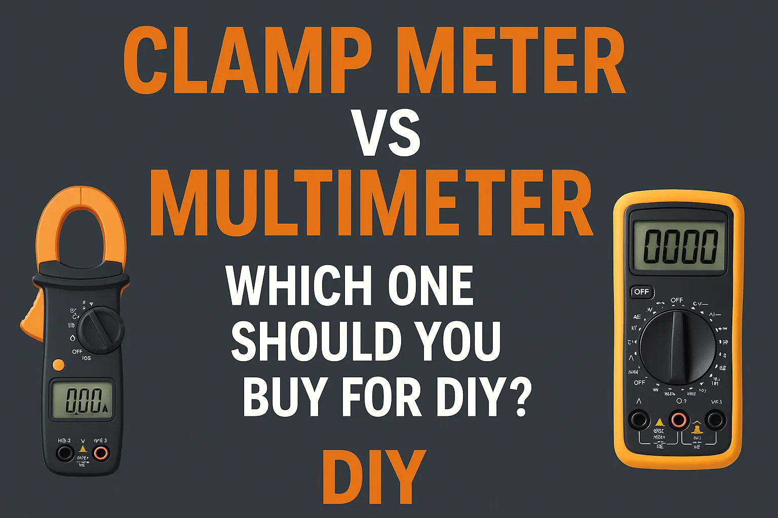 Clamp Meter vs Multimeter: Top 3 Key Differences for DIYers in 2025